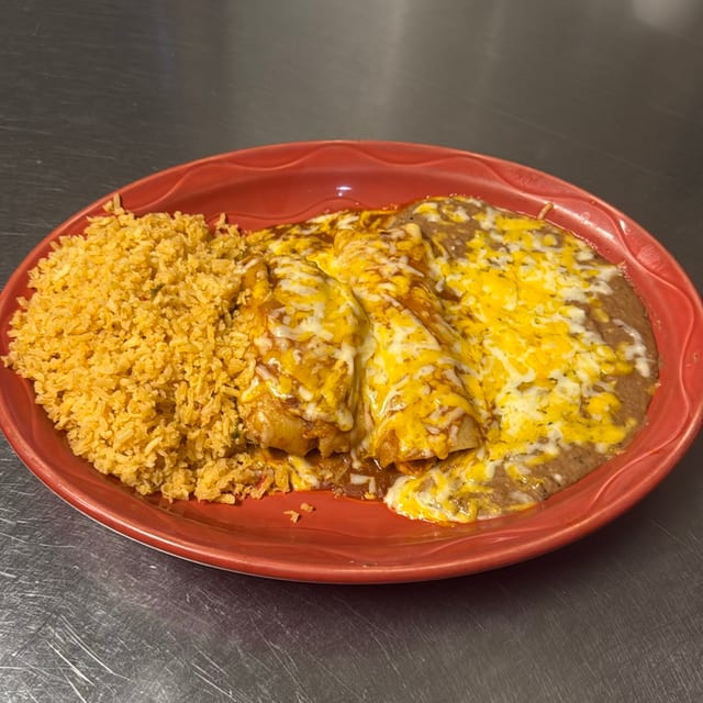 # 16 Enchilada and Tamal (Pork).
