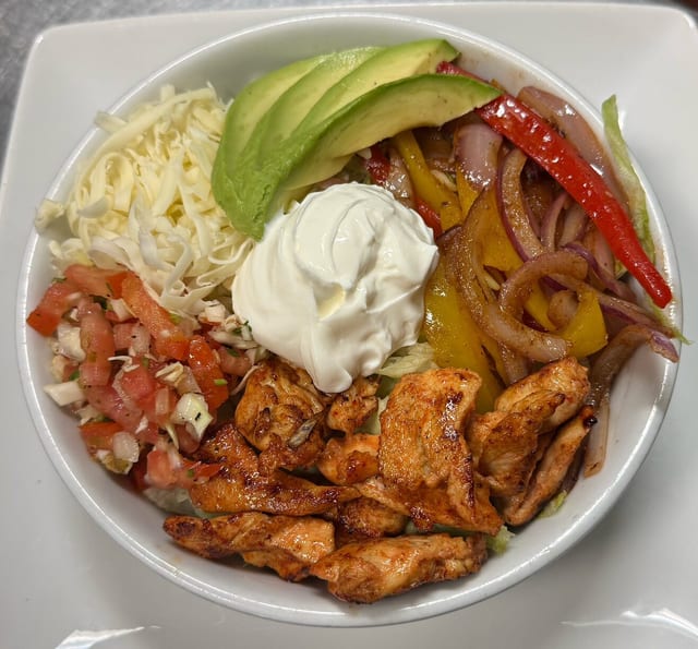 JC Fajita Bowl.