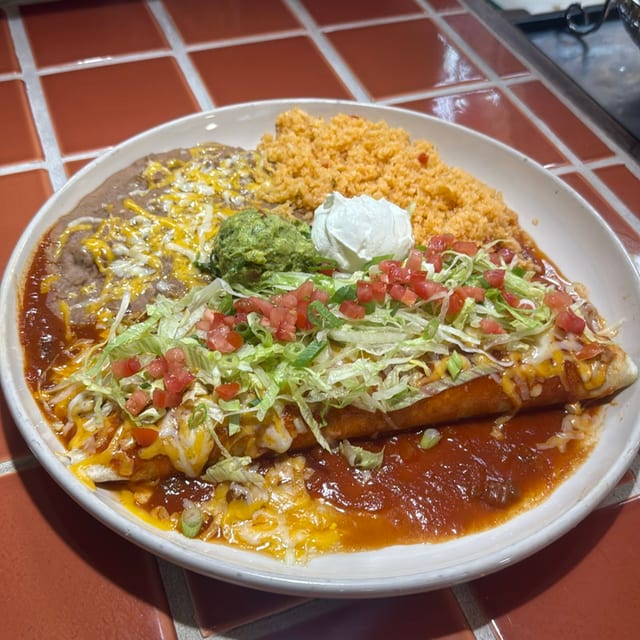 # 28 JC Deluxe Burrito.