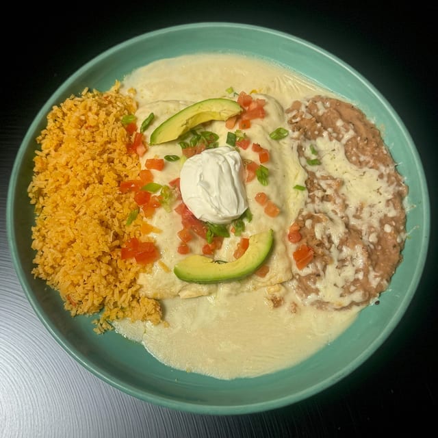 Enchiladas de Cangrejo.