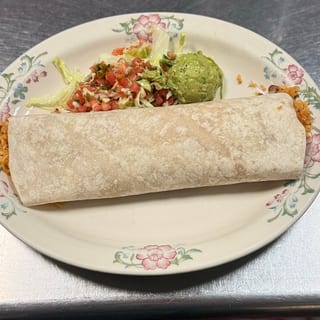 Burrito De Pollo Asado, Carne Asada, Pastor Or Carnitas.