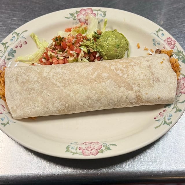 Burrito De Pollo Asado, Carne Asada, Pastor Or Carnitas..