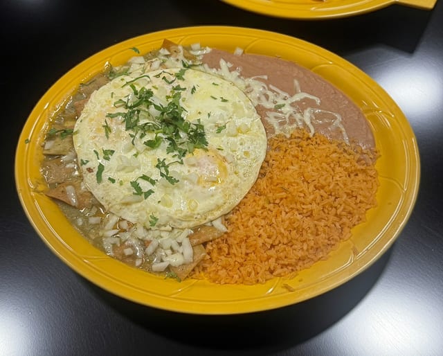 Chilaquiles Verdes.