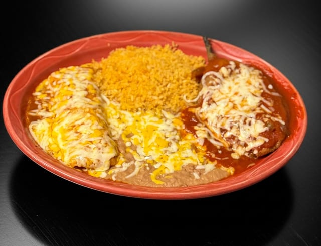# 12 1 Enchilada and 1 Chile Relleno.