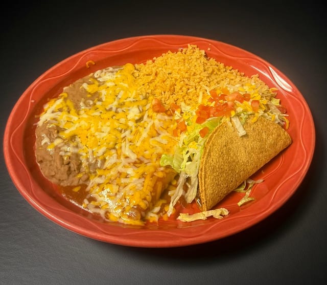 # 1 Enchilada and 1 Taco.