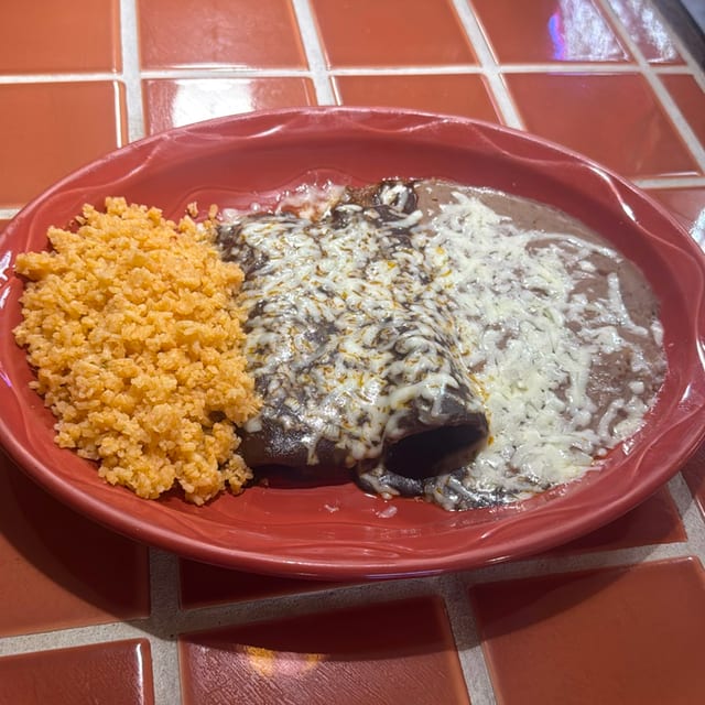Mole Enchiladas.