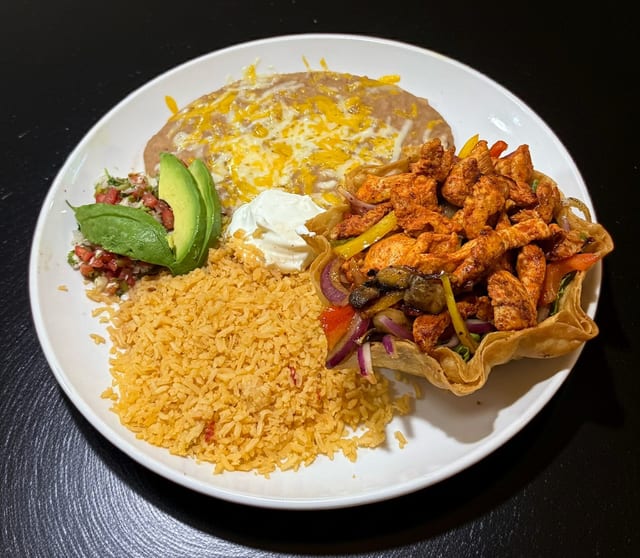 Fajita Salad.