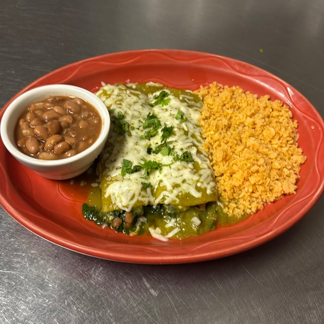 Enchiladas de Espinacas / Spinach.
