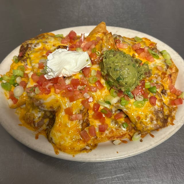 Super Nachos with Meat.