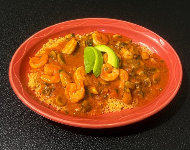 Arroz Con Camarones.