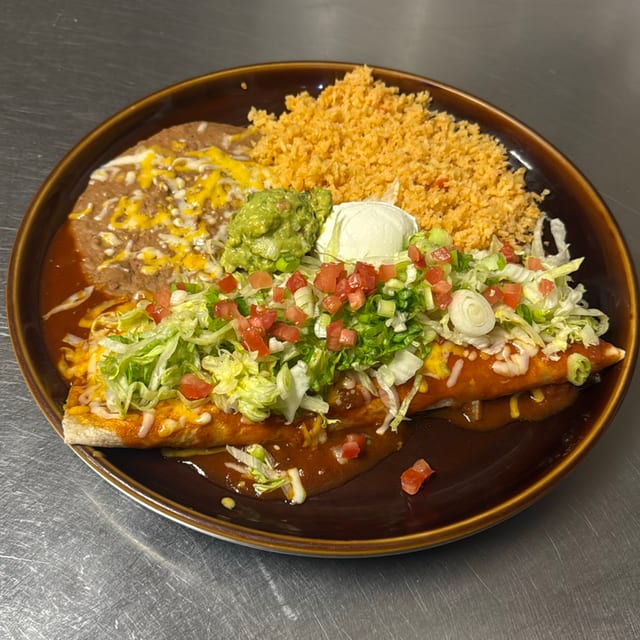 # 28 JC Deluxe Burrito.