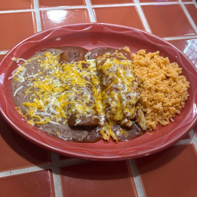 # 16 Enchilada and Tamal (Pork).