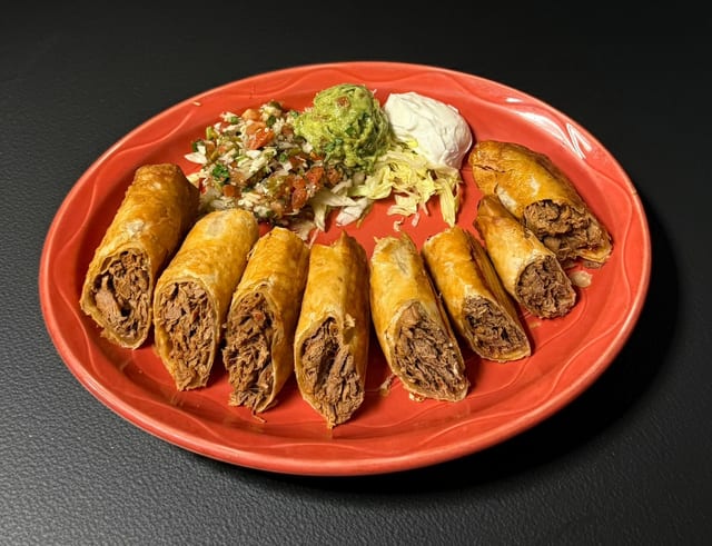 Juan Colorado's Flautas.