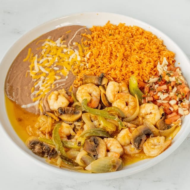 Camarones Al Mojo De Ajo.
