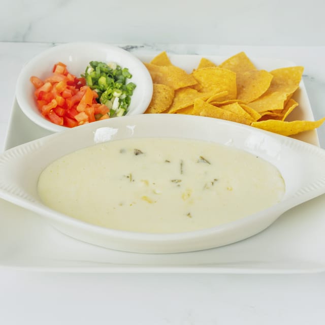 Chile Con Queso Dip.