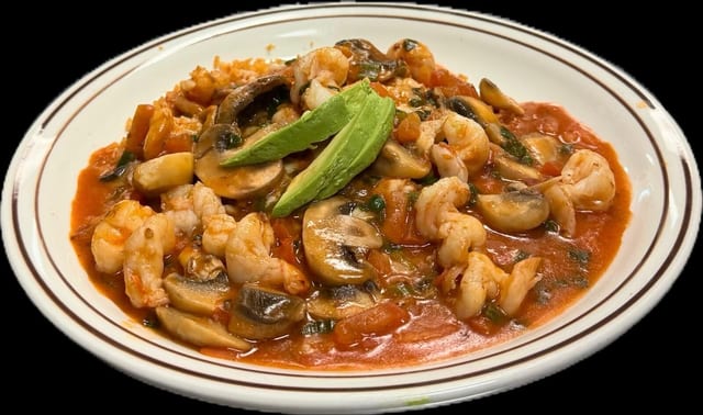 Arroz Con Camarones.