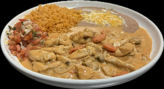 Pollo a La Crema.