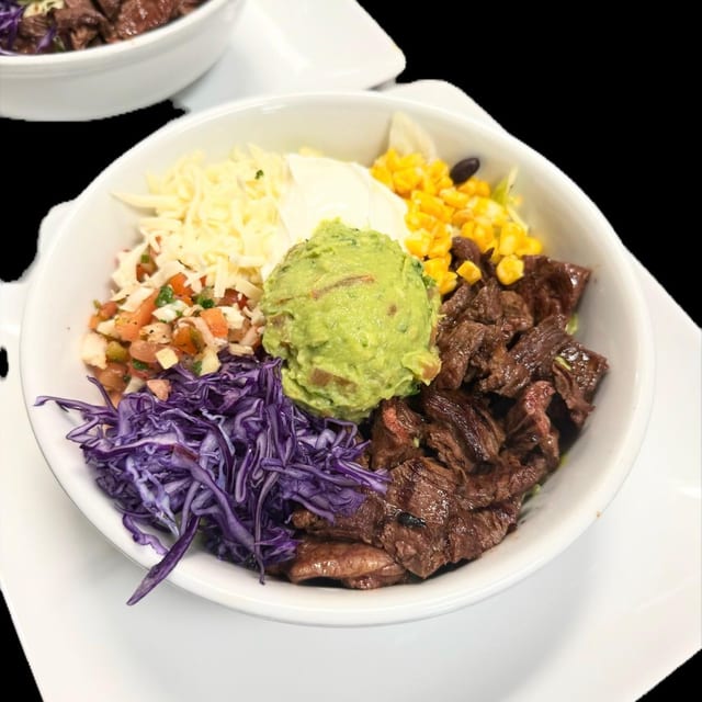 Carne Asada or Pollo Asado Bowl.