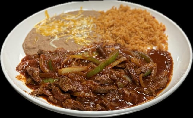 Steak a La Chicana.
