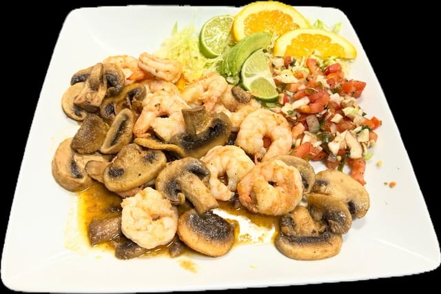 Camarones Al Mojo De Ajo.